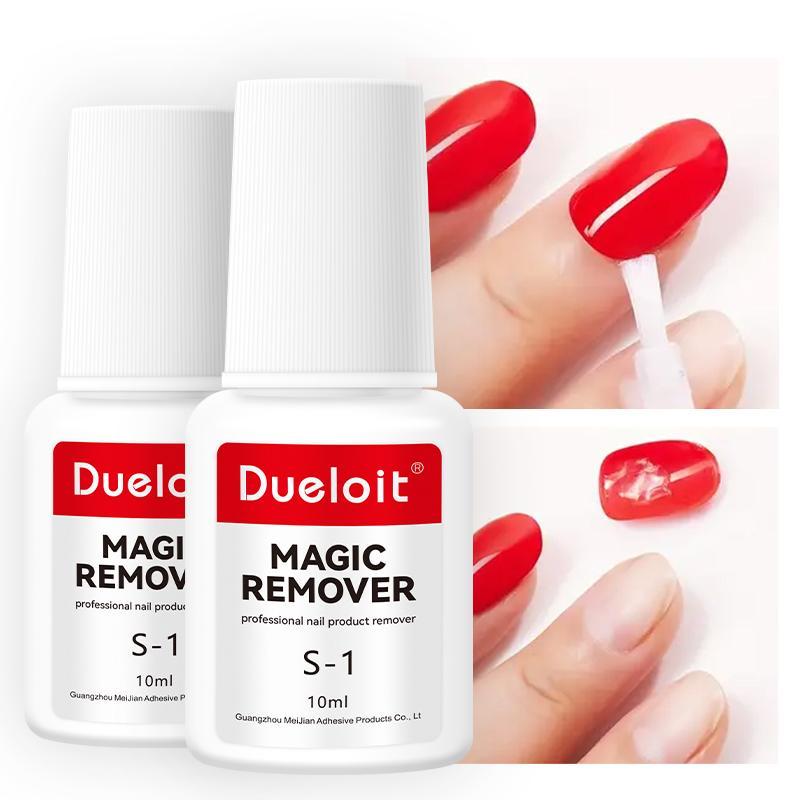 Nail Glue Remover for Press on Nails, 2 Counts set Quick Stick on False Nails Remover, DIY Nail Art Remover, Manicure Tool for Women & Girls, Home and Salon Nail Supplies, Christmas, Christmas Gift