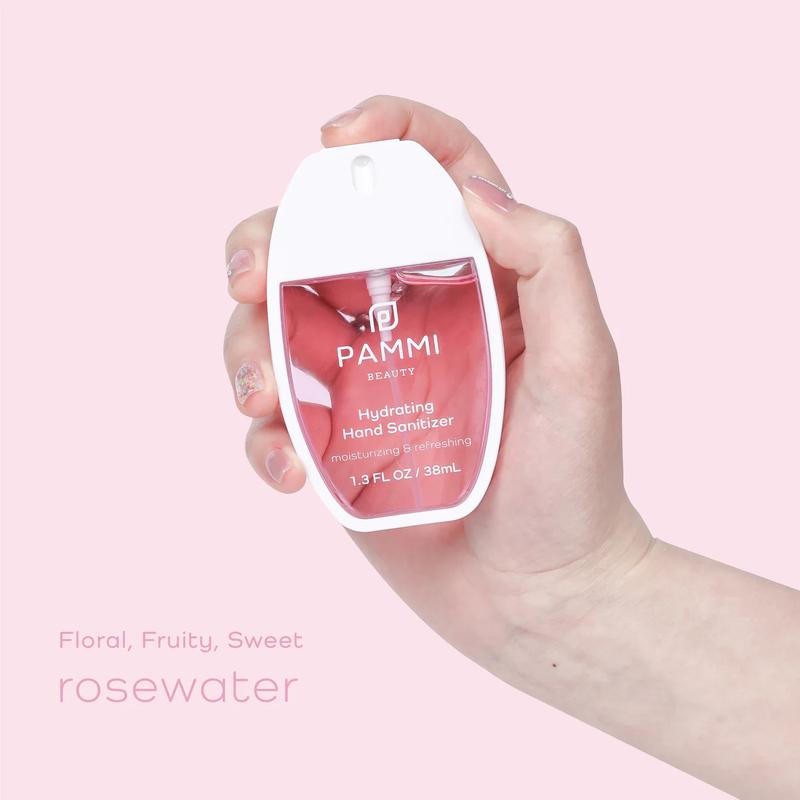 Pammi Beauty - Hydrating Hand Sanitizer Rosewater spray sanitizer