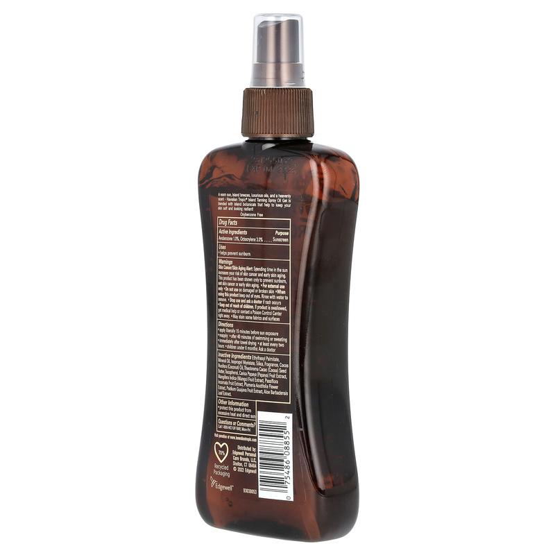 Hawaiian Tropic Island Tanning, Sunscreen Oil Spray, SPF 6, 8 fl oz (236 ml)