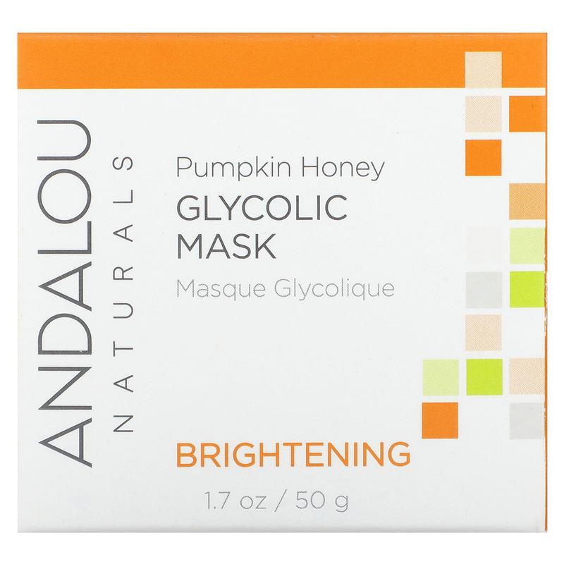 Andalou Naturals Glycolic Beauty Mask, Pumpkin Honey, 1.7 oz (50 g)