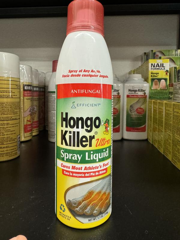 HONGO Killer Spray Ultra 5.3 OZ, Odorless Anti-Fungal Foot odor