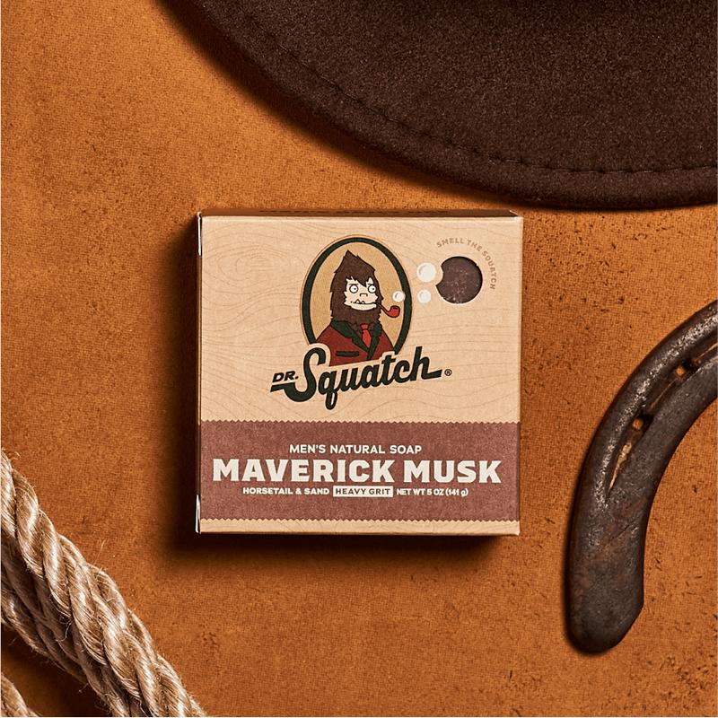 Dr. Squatch - Maverick Musk Bar Soap - Body Care for Men