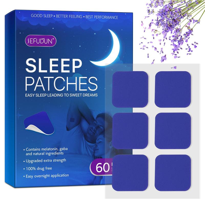 Sleep Patches, 60pcs box Deep Sleep Patch Suitable for Home Office Travel, Portable Sleep Aid Patch for Christmas Gift, Suitable for Men and Women