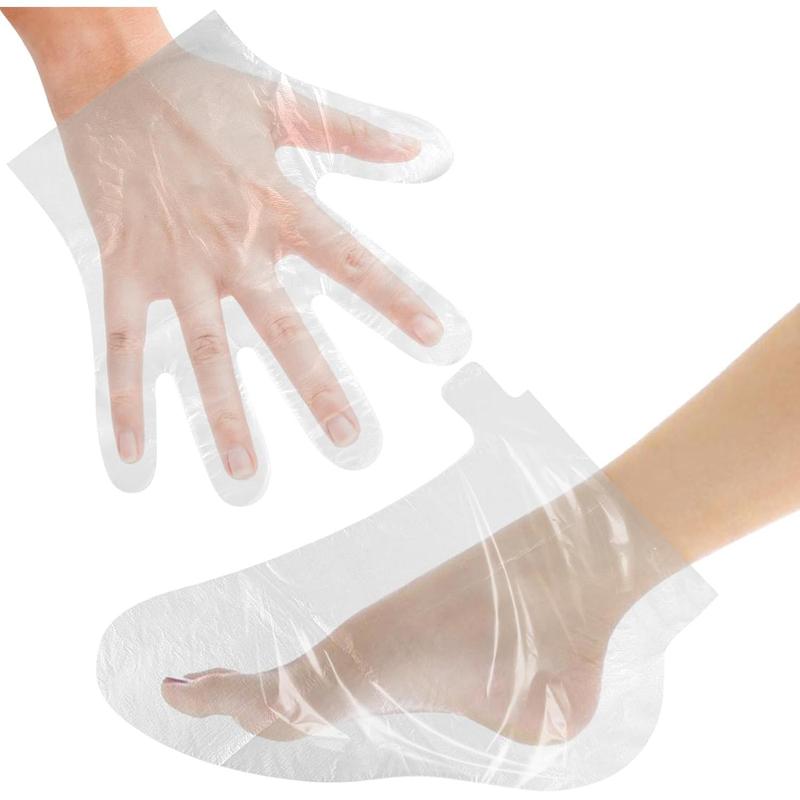 200 Pcs Paraffin Wax Liners for Feet and Hand, Disposable Paraffin Bath Liners Plastic Hand and Foot Bags for Hand & Feet Thermal Hot Wax Therapy SPA Paraffin Wax Machine,Larger and Thicker