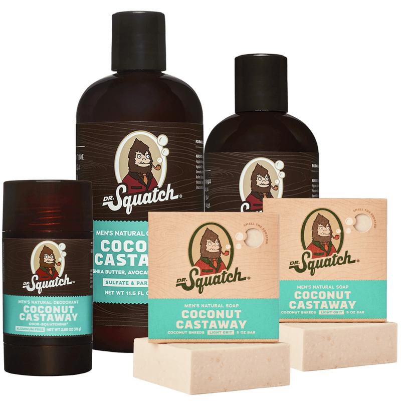 Dr. Squatch - Hair-to-Toe Set - Body and Hair Care for Men