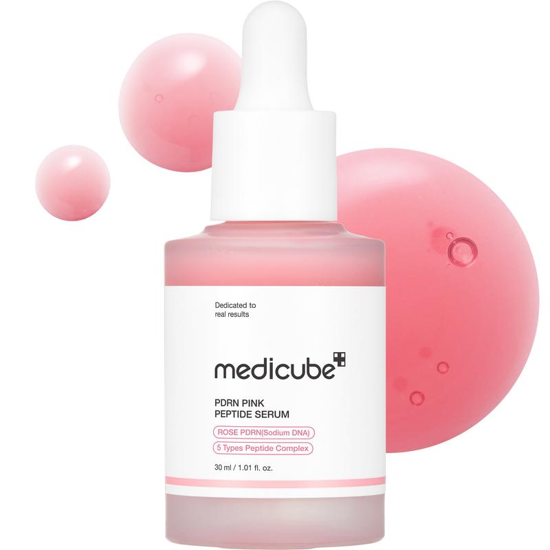 [Medicube Official Shop] Rose PDRN Pink Peptide Serum - Vegan, The Viral Skin Boosting Pink Glow Serum ㅣ Kbeauty , Korean Skincare , Collagen , Glass Glow , uneven skintone , PDRN , peptide