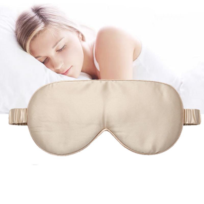 Silk Sleep Eye Mask, 1 Count Soft Comfortable Eye Cover, Eye Care Product for Night Sleeping, Travel, Nap