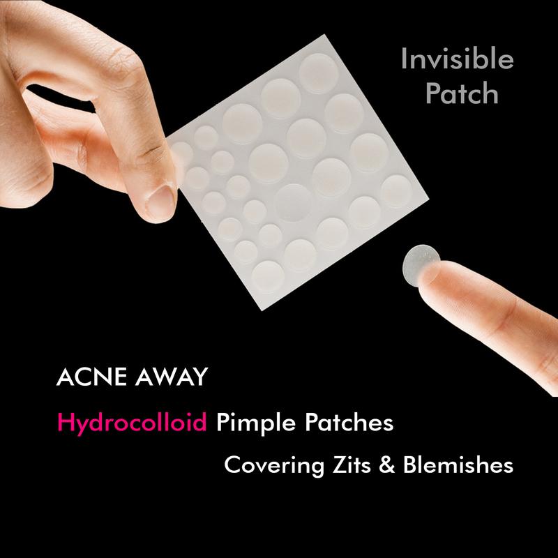 Acne Pimple Patches, Ultra Thin Gentle Blemish & Zit Covers, Natural and optimal Healing, Suitable for All Skin Types, 96 Hydrocolloid Patches