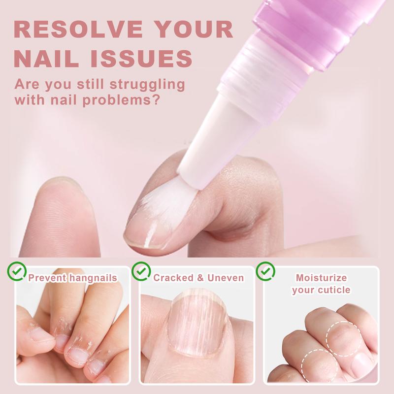 2 Packs Nail Growth Oil strength growth moisture care brighten nail finger edge manicure nourishing nail growth oil