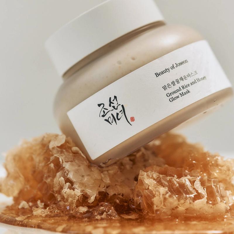 Beauty of Joseon Ground Rice and Honey Glow Mask (150ml) Korean Wash-Off Mask for Deep Hydration and Skin Texture Improvement, Skincare Skin Repair