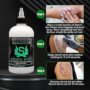 Stencil Stuff - Tattoo Stencil Transfer Solution For longer lasting, crisp, clean, and sharper tattoo stencil transfers! Cosmetics