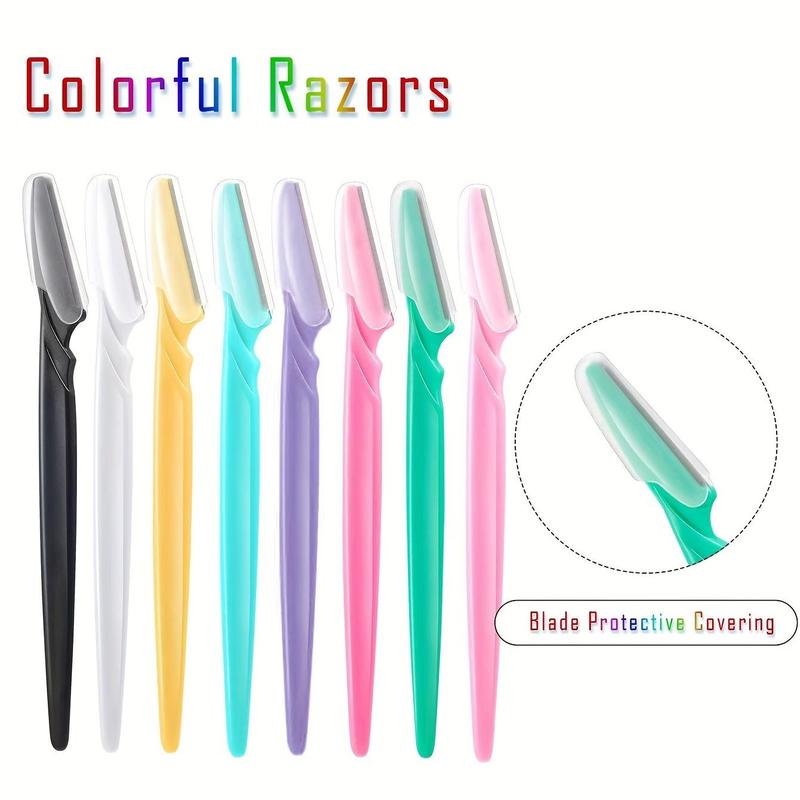 Summer Stainless Steel Razor Set with Safety Cover, 24pcs Multipurpose Hair Trimmer, Professional Facial Razor for Women & Men, Trending Products, Summer Essentials Razor Blade, Christmas Gift