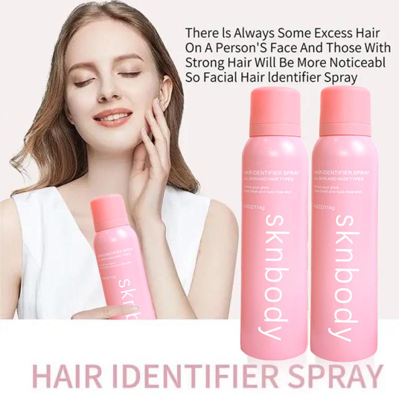 SKNBODY special hair identification spray for facial shaving plus razor, effectively removes facial hair and makes skin better cared for and moisturized. peachfuzz removal