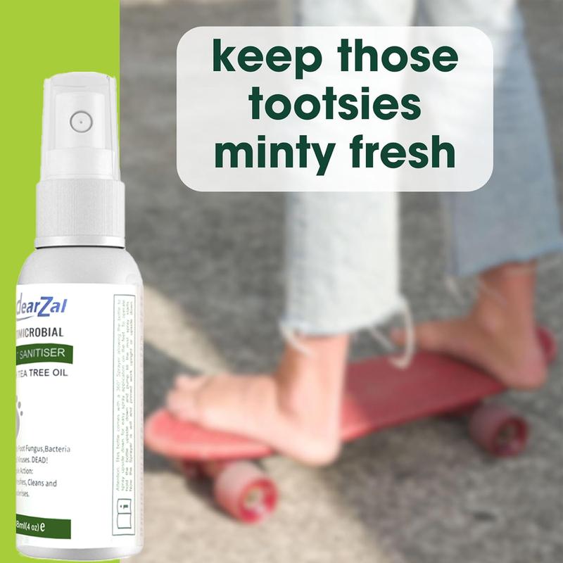 Athlete's Foot Spray, Foot Care Spray with Tea Tree Oil, Natural Spray, Prevention and Removal