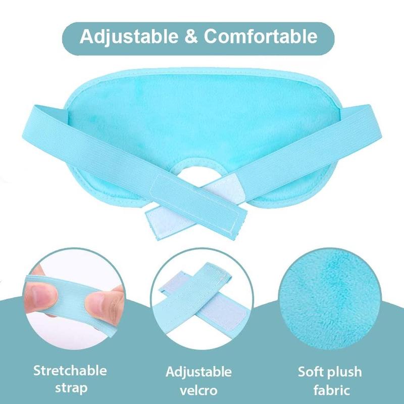 Gel Eye Mask for Hot & Cold, Reusable Ice Eye Mask, Eye Patch for Sleeping, Cooling Eye Cover