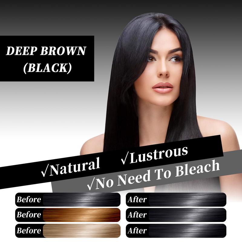 Hair Dye With Nature Plant, Free Shipping, Black color hairdye, can care your Hair care and no need to bleach hair, cover gray coverage hair with hair dye tools hair care