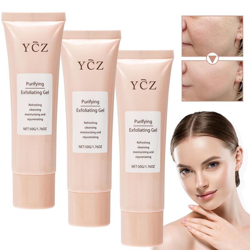 Purifying Exfoliating Gel, Purifying Cream,  Exfoliating Gel Brightening, Scrub Gel for Face and Body (1pc) Skincare Skin Repair Comfort