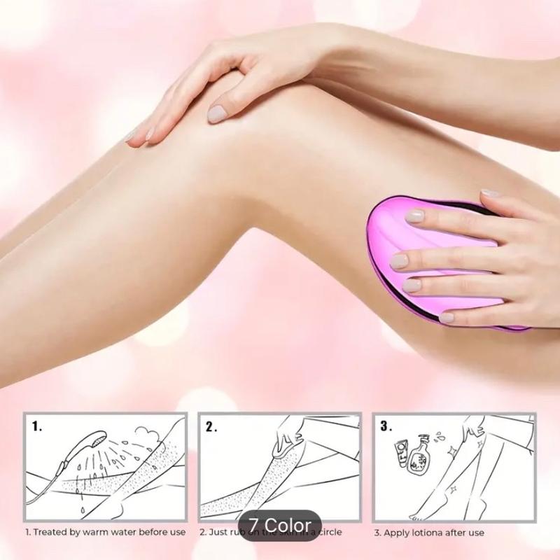 Painless Physical Hair Removal Epilator Crystal Hair Eraser Safe Easy Cleaning Reusable Body Beauty Depilation Tool Body Care Smooth Waxing Sensitive Salon Silky Comfort Wax