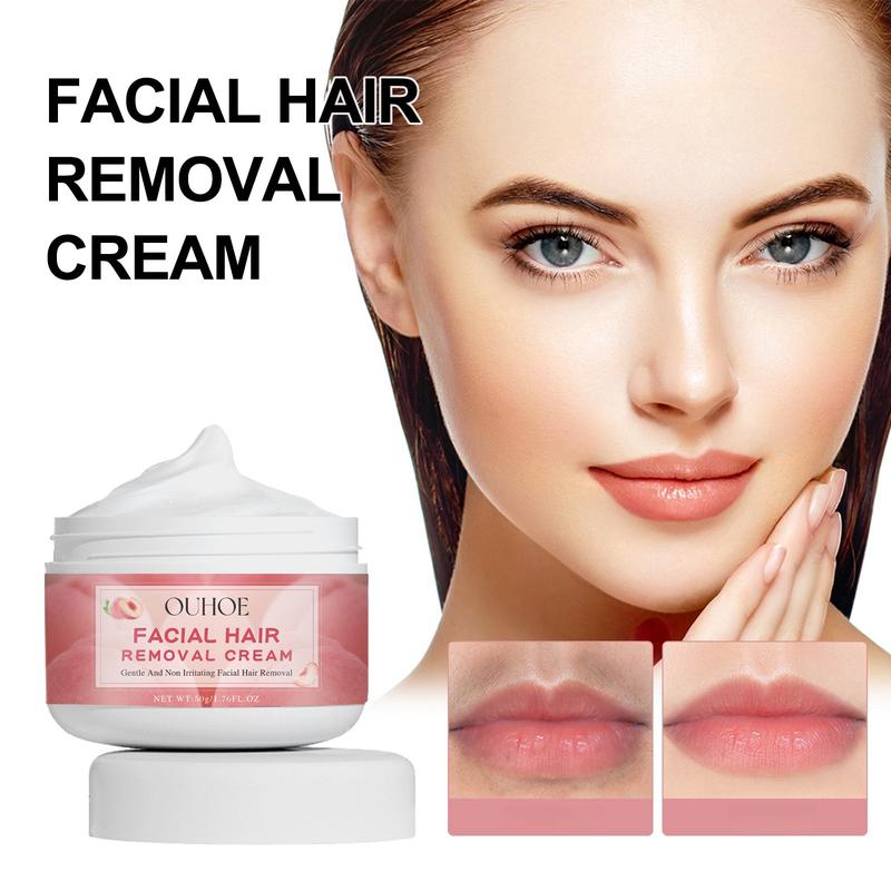 Ms. Ouhoe Peach hair removal cream, a mild non-irritating facial hair removal cream that cleans the lips of women quickly Body Care Wax Comfort Wipe