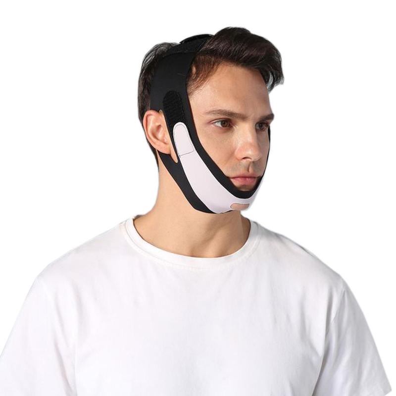 Double Chin Mask, 360° Physical V Line Face Chin Lifting Strap, Jaw Exerciser for Men, Face Lifting Tool for Men Daily Use