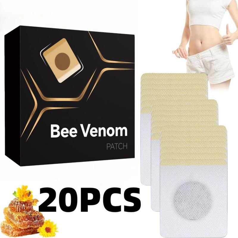 Bee Venom Belly Button Cleansing Patch, 10 20 30pcs Natural Extract Belly Button Cleansing Patch, Body Care Patch for Women and Men