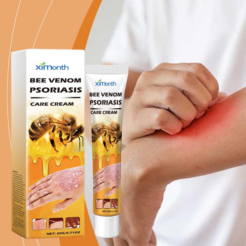 Bee Venom Psoriasis Treatment Cream Hand and Foot Itchy Redness Nourishing and Repairing Skin Care Cream