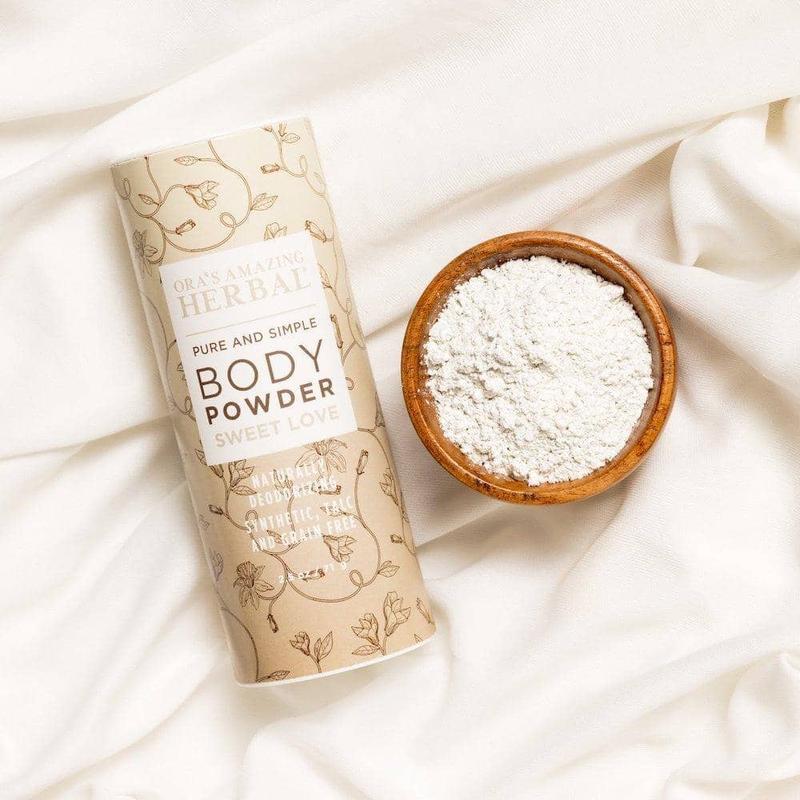 Talc Free Body Powder, Sweet Love Vanilla