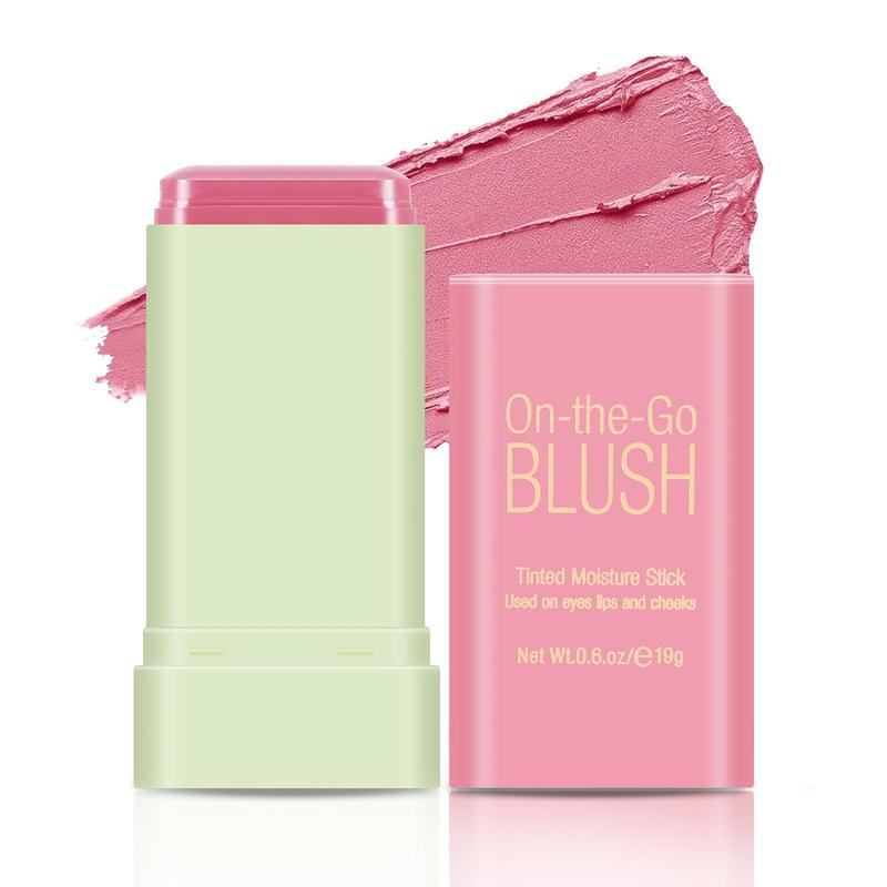 Multi-Use Blush Stick – Waterproof & Long-Lasting Tinted Moisturizer for Cheeks, Lips, and Eyes – Lightweight, Smooth Blending Formula for a Natural, Radiant Finish