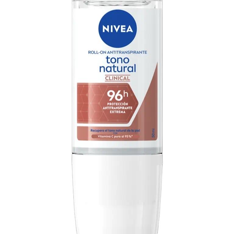 NIVEA Natural Tone Clinical Antiperspirant Roll-On 50ml - 96h Extreme Protection