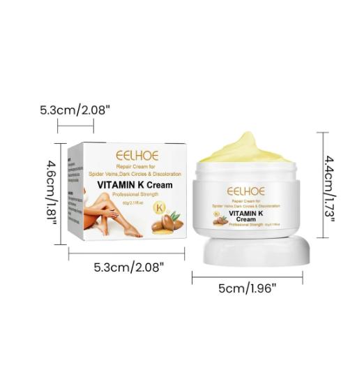 EELHOE Vitamin K Cream, 1 box moisturizing Leg Cream, Leg Massage Cream, Body Massage cream, for men and women body care products