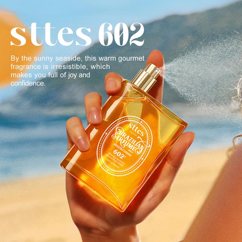 Sttes brazilian Perfume  602# - Eau De Perfume 100ml (3.4fl Oz)  vanilla Gourmet tune (Caramel vanilla flavor) sttes brazilian