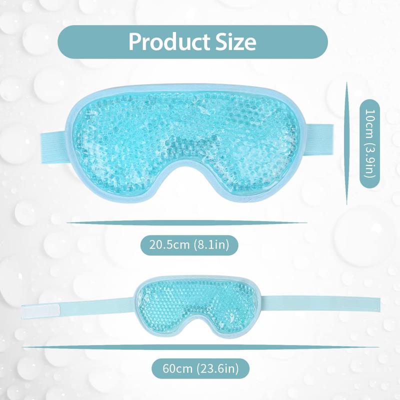 Gel Eye Mask for Hot & Cold, Reusable Ice Eye Mask, Eye Patch for Sleeping, Cooling Eye Cover