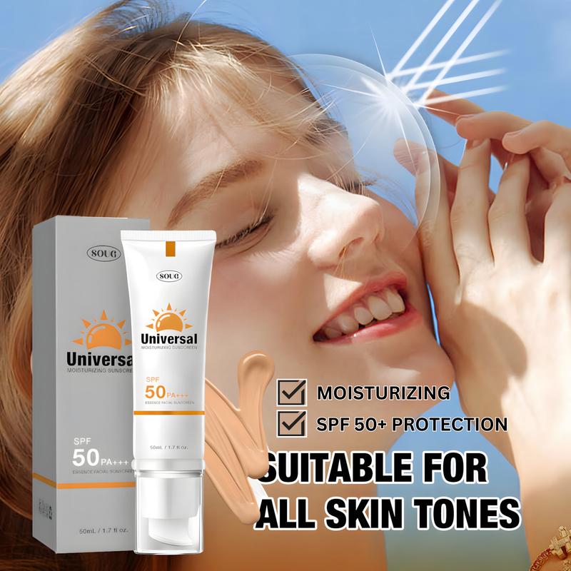 SPF 50+ Tinted Sunscreen | Lightweight All-in-One Sunscreen & Foundation |Travel Size Sunscreen | Hydrating Provides broad-spectrum UV protection.