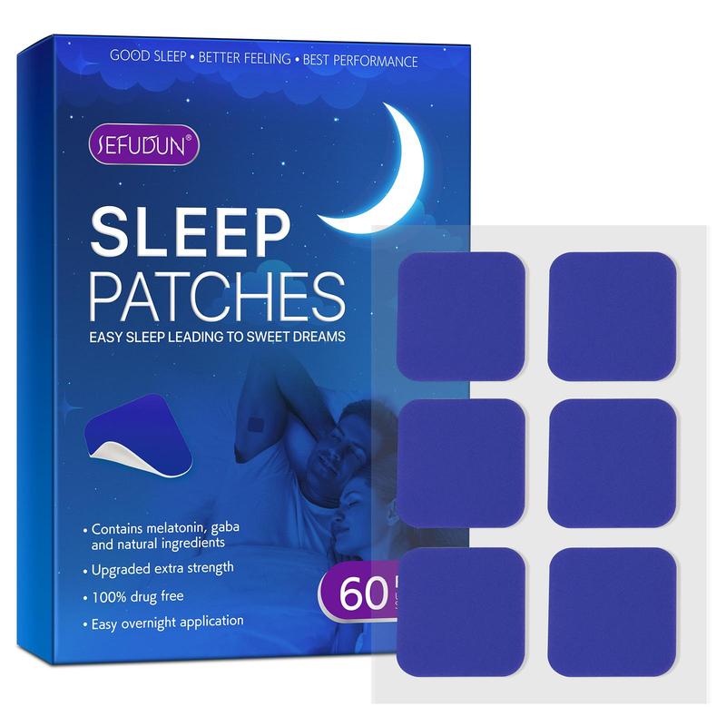 Sleep Patches, 60pcs box Deep Sleep Patch Suitable for Home Office Travel, Portable Sleep Aid Patch for Christmas Gift, Suitable for Men and Women