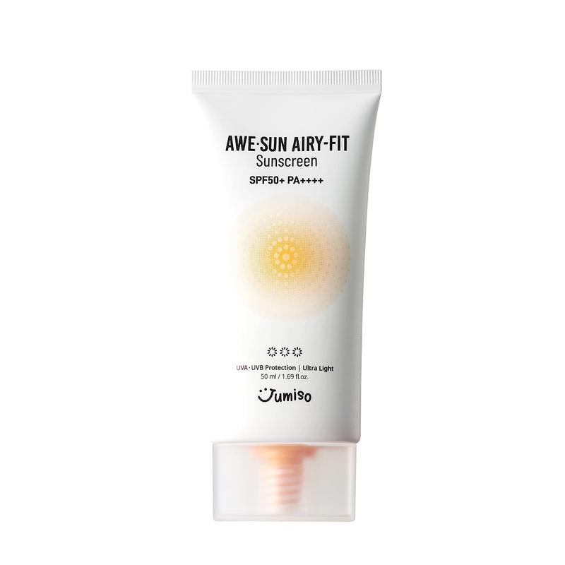 [Jumiso] Awe-Sun Airy-Fit Sunscreen SPF 50ml, Soothing Moisture, Water and Sweat Resistant, Lightweight Texture, Nourishing Sunscreen, Impenetrable UV Protection