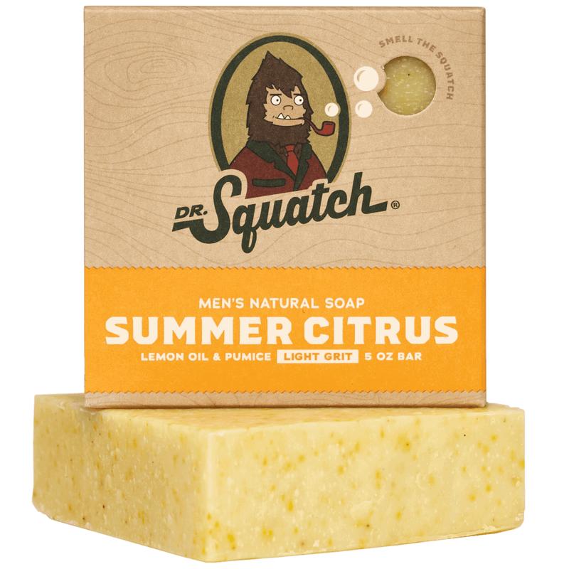 Dr. Squatch - Summer Citrus Bar Soap - Body Care for Men