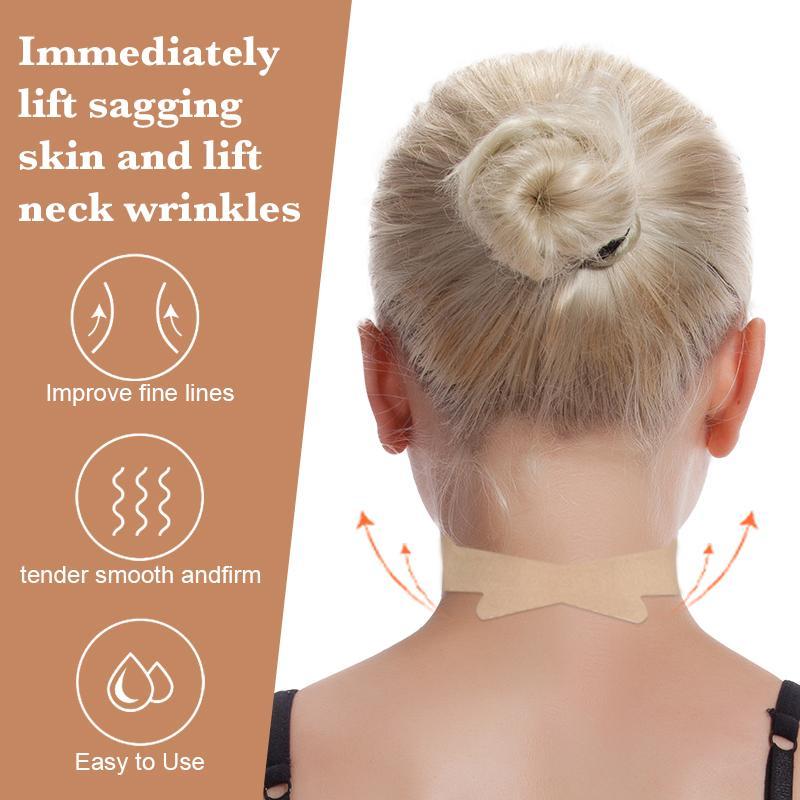 Instant Neck Lifting Tape, 10pcs Invisible Neck Lift Patch, Professional Skincare Tools for Women