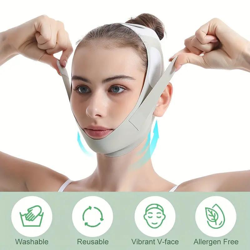 V Line Facial Lifting Bandage for Christmas Gift, Comfortable Facial Care Belt for Firming Skin, Facial Care Products for Women & Girls