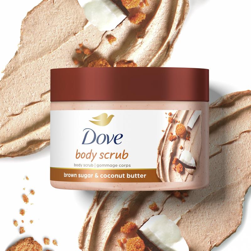 Scrub Brown Sugar & Coconut Butter For Silky Smooth Skin Body Scrub Exfoliates & Restores Skin's Natural Nutrients 10.5 oz