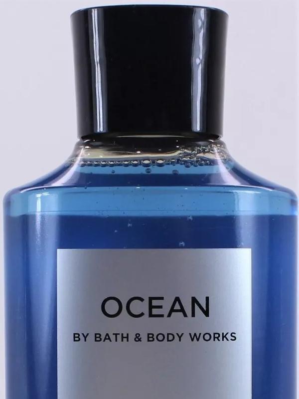 Bath & Body Works Men's OCEAN 3-1 Hair Face Body Wash Gel Shampoo 10 Oz Body Care Scent