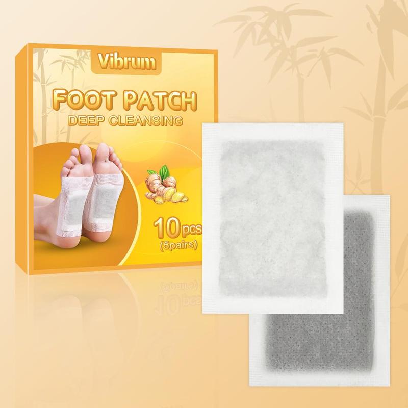 Natural Foot Patch, 10pcs box Deep Cleaning Foot Patch, Foot Care Patch, Foot Care Product for Women & Men