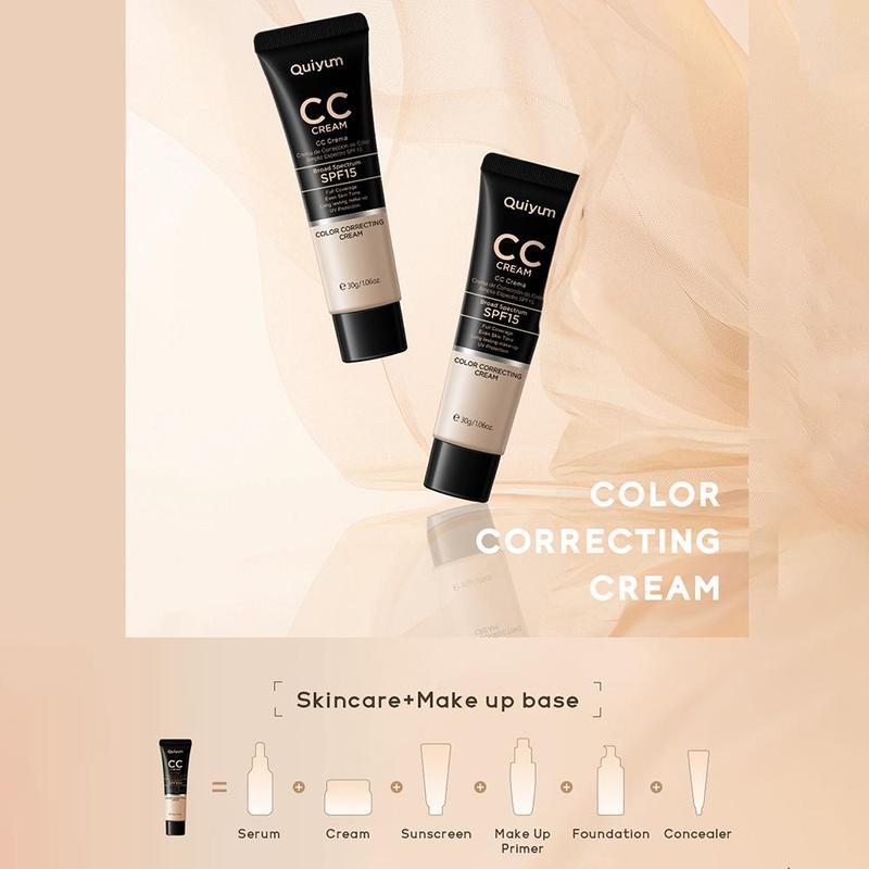 Gift Hydrating CC Cream Makeup Foundation Balm, Moisturizing Full Coverage Flawless Makeup Cream, Concealer Moisturize Cream for All Skin Types