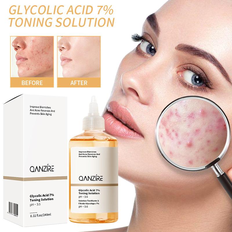 Daily 7% Glycolic Acid Toning Glycolic Acid toner Exfoliating Glycolic Acid Serum Lotion Skincare Skin Repair Comfort Aloe Aloe Vera