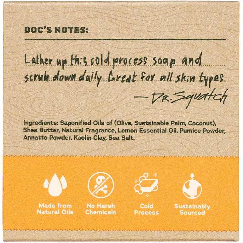 Dr. Squatch - Summer Citrus Bar Soap - Body Care for Men