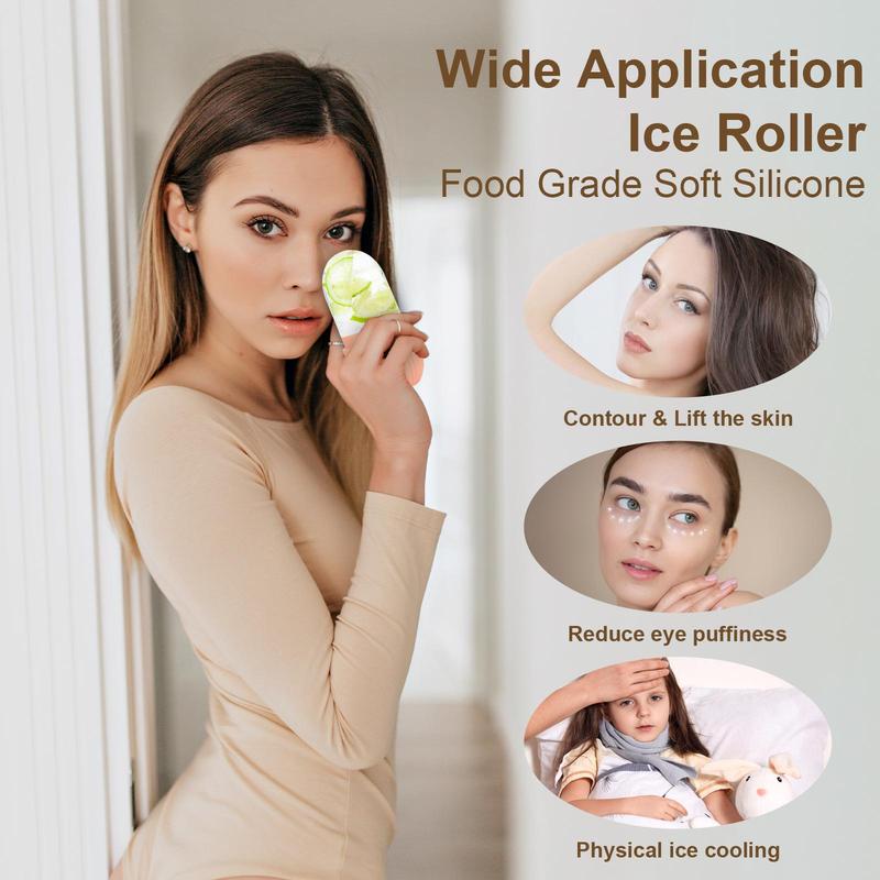 Comfort Face Massage Roller Mold, Manual Skincare Face & Eye Relief Massage Tool, Reusable Facial Massage Tool for Enhancing Skin Care & Tightening & Lifting, Skin Massage Ice Cube Mold, Summer Gift, Christmas Gift