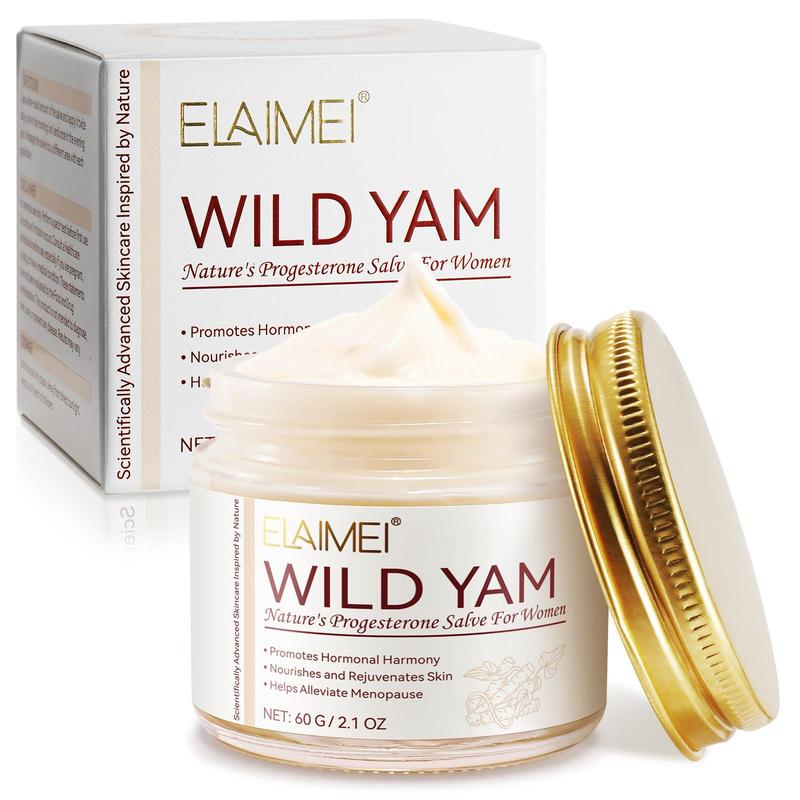 Wild Yam Cream, Natural Wild Yam Cream, Moisturizer for Dry Skin, Body Care Product for Women, Skin Care Product for Daily Use, Christmas Gift