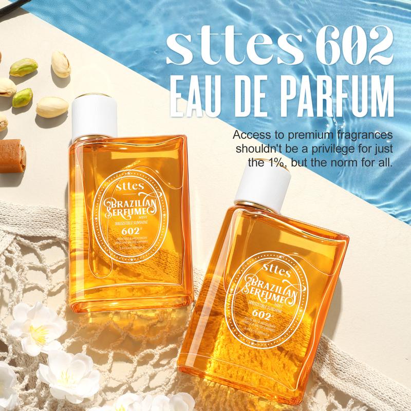 Sttes brazilian Perfume  602# - Eau De Perfume 100ml (3.4fl Oz)  vanilla Gourmet tune (Caramel vanilla flavor) sttes brazilian