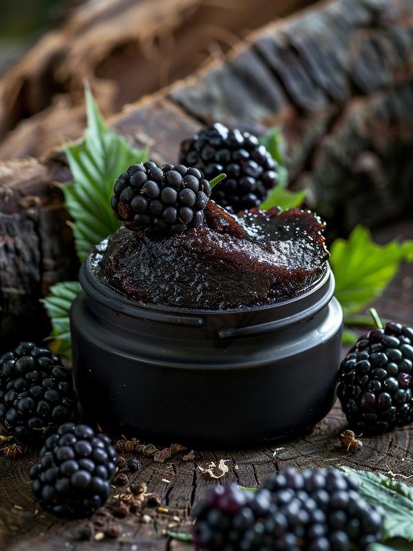 BLACKBERRY BODY SCRUB -Ultrasmooth Soft Skin with the Heavenly Scent of Fresh Juicy Blackberries - MADE IN USA