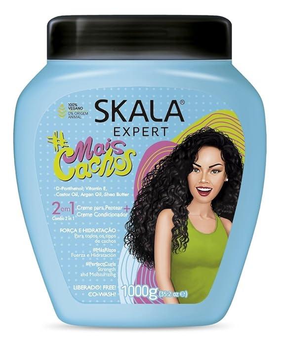 SKALA Mais Cachos 2-in-1 Conditioning Treatment & Anti-Frizz Shampoo for Curly Hair Conditioner Haircare