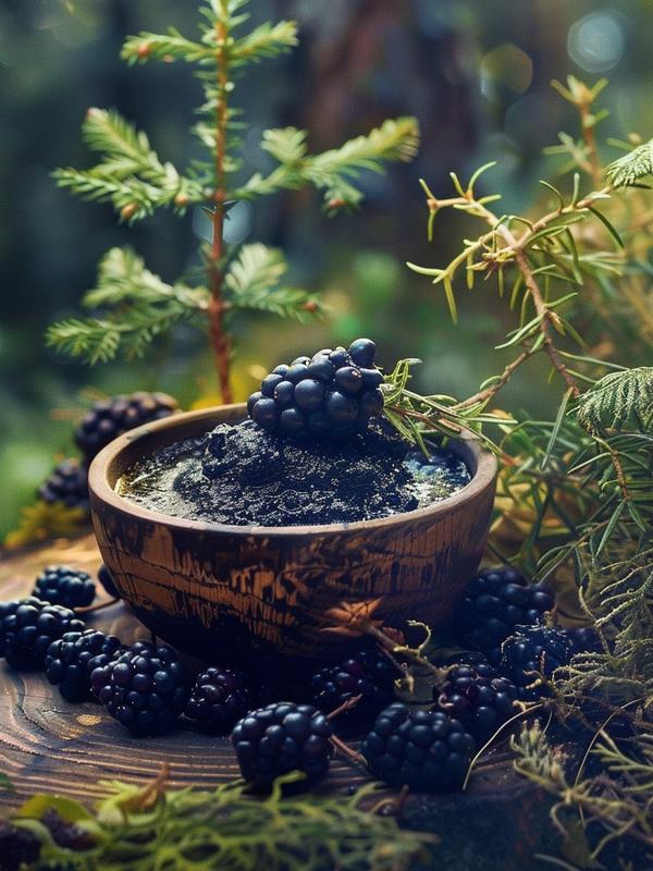 BLACKBERRY BODY SCRUB -Ultrasmooth Soft Skin with the Heavenly Scent of Fresh Juicy Blackberries - MADE IN USA